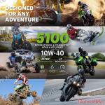 МАСЛО MOTUL 4T 10W-40 5100 ПОЛУСИНТЕТИКА 4л-5